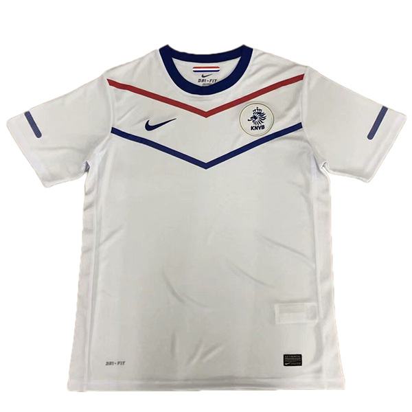 Netherlands away retro soccer jersey match men's second sportwear football shirt 2010